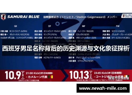 西班牙男足名称背后的历史渊源与文化象征探析